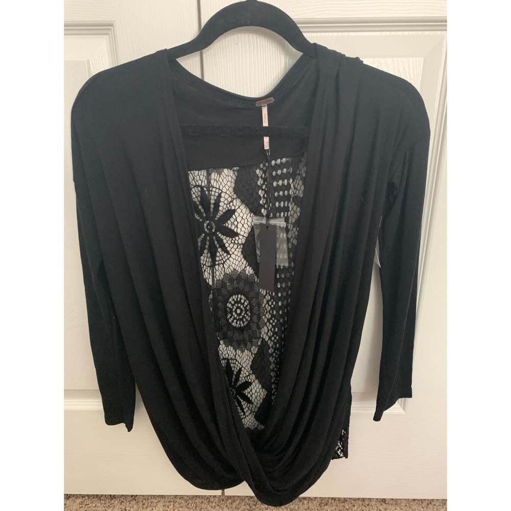 Black cardigan
